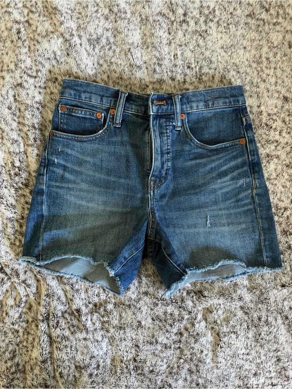 Madewell High Rise Denim Shorts Size 24